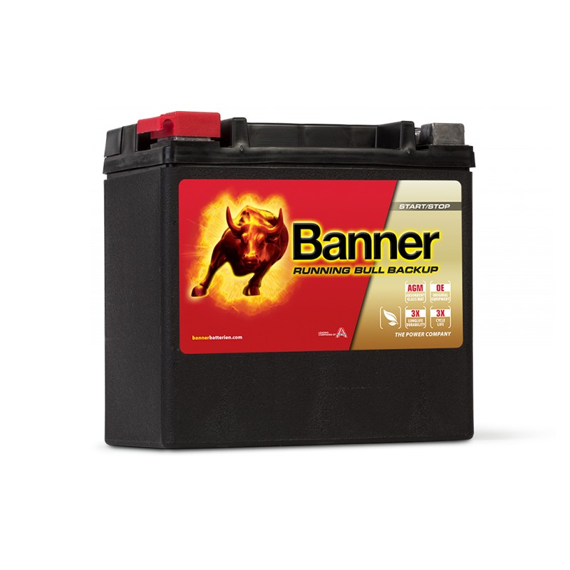 BANNER Running Bull AGM 51400BU 12Ah battery