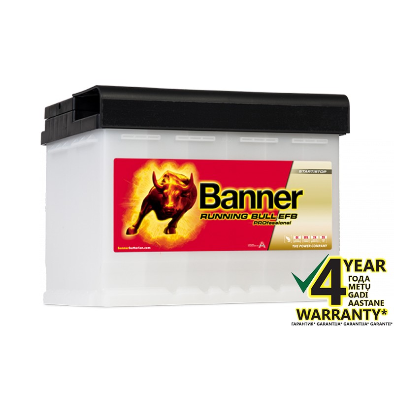 Starter battery Banner Running Bull EFB 56011 60Ah 560A/EN