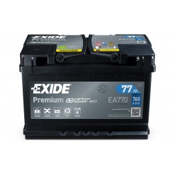 EXIDE EA770 77Ah battery