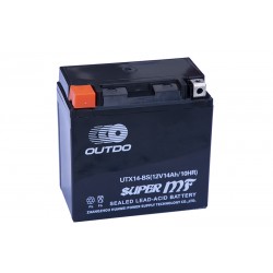 OUTDO (HUAWEI) UTX14-BS (MF) AGM 12V, 14Ah battery