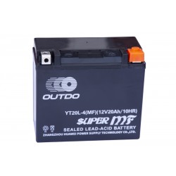 OUTDO (HUAWEI) YT20L-4 (MF) AGM 12V, 20Ah battery