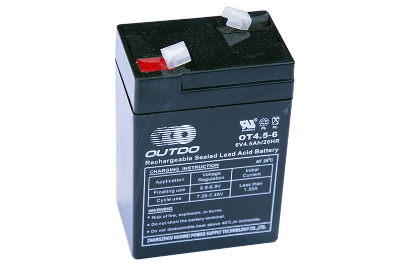 6 -Volt 4.5 Ah Rechargeable F1 Terminal Sealed Lead Acid (SLA) Battery