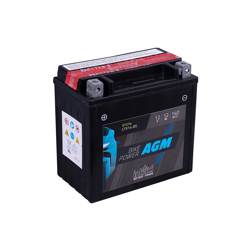 intAct YTX14-BS (51214) 12Ah battery