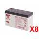 YUASA NPW45-12 12V 45W/cell 8,5Ah AGM VRLA battery