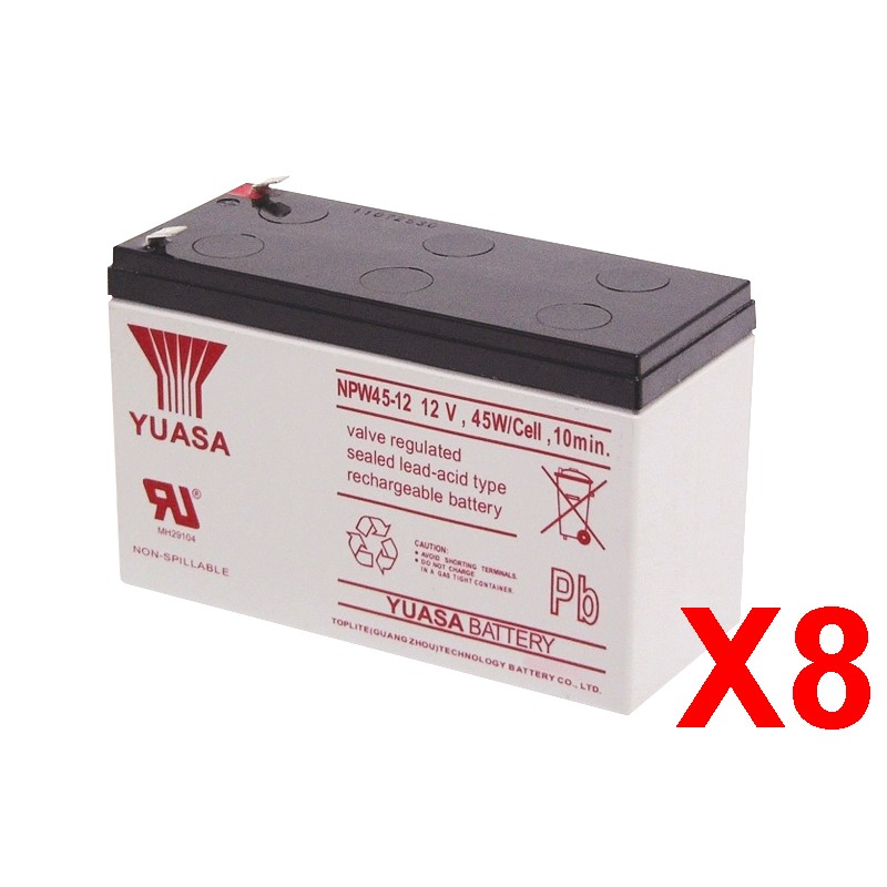 YUASA NPW45-12 12V 45W/celė 8,5Ah AGM VRLA akumuliatorius