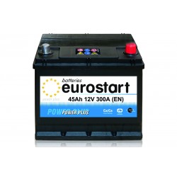 EUROSTART POWER PLUS 54516 45Ah akumuliatorius