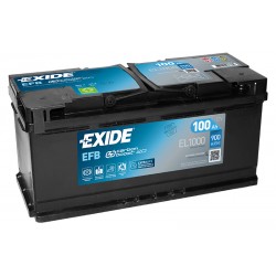 EXIDE EL1000 EFB 100Ah 900A (EN) battery