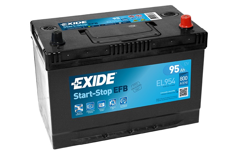 Exide EL954 Start-Stop Efb 12V 95Ah 800A Car Battery