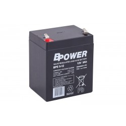 BPOWER BPE5-12 12V 5Ah AGM VRLA battery