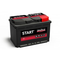 Start Extra 75Ah 680A R+ 12V akumuliatorius 278x175x190