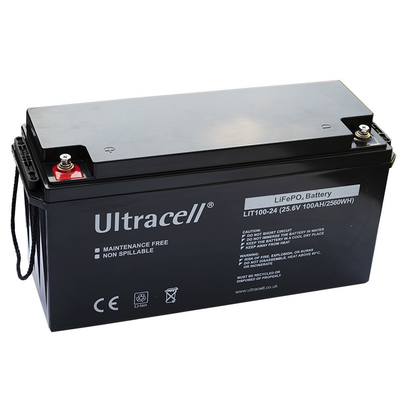 ULTRACELL LIT 100-24 25.6V 100Ah Lithium Ion akumuliatorius