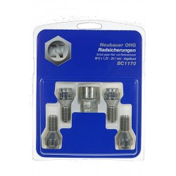 LokNox Security Bolts M12x1.25x24 17mm Hex Conycal 60°