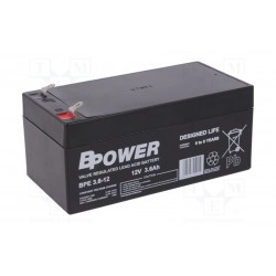 BPOWER BPE3.6-12 12V 3.6Ah AGM VRLA battery