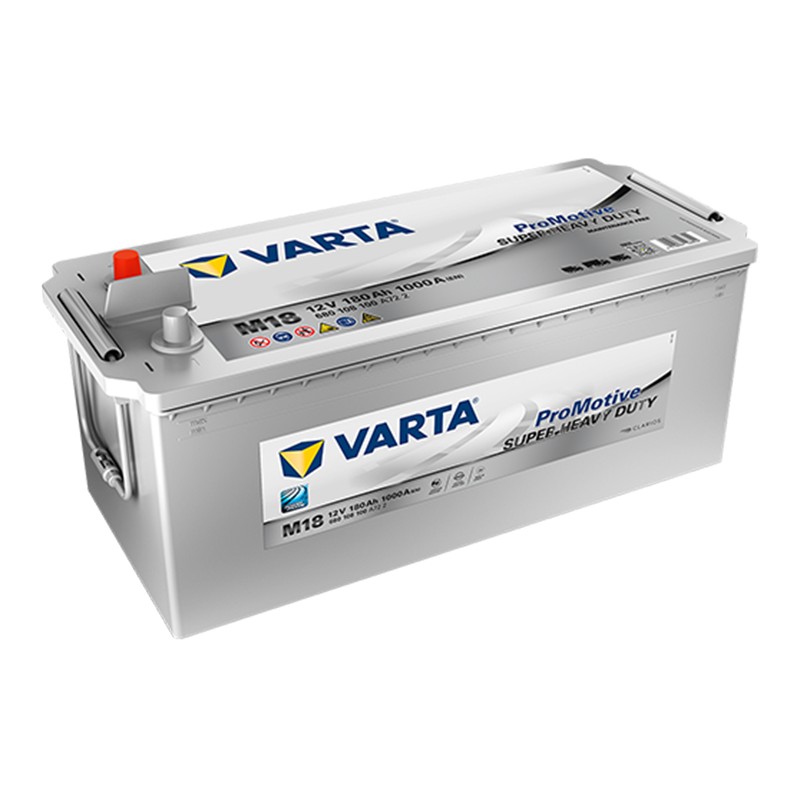 VARTA Super Heavy Duty PROMOTIVE SILVER M18 (680108100) 180Ah battery