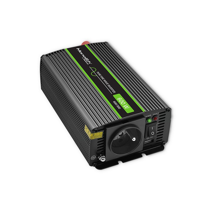 Converter Qoltec Pure Sine Wave Monolith (51932) 300W 12V