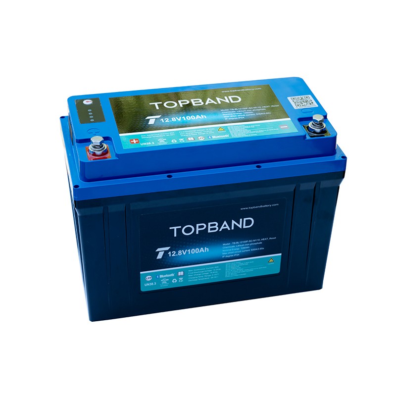 TOPBAND R-T12100A 12.8V 100Ah Lithium Ion deep cycle battery