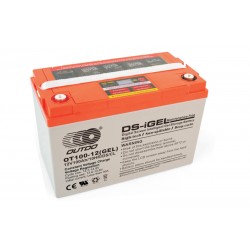 VRLA battery OUTDO OT100-12 GEL 12V 100Ah DS Long Life 