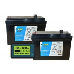 EXIDE SOLITION LTB24050P 25,6V 50Ah (x2) 2560Wh Lithium Ion deep cycle batteries kit