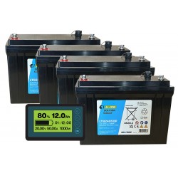 EXIDE SOLITION LTB24050P 25,6V 50Ah (x4) 5120Wh Lithium Ion deep cycle batteries kit