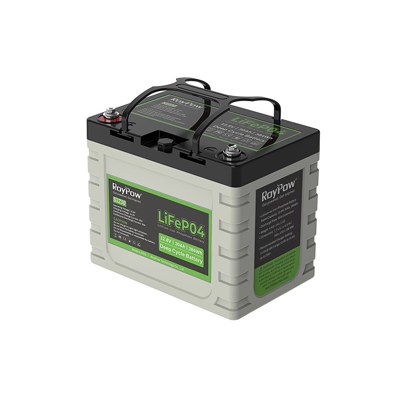 RoyPow S1230H 12.8V 30Ah IP65 Lithium Ion deep cycle battery