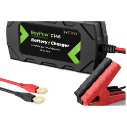 RoyPow C146L 14.4V 10A LiFePo4 charger for Lithium Ion battery