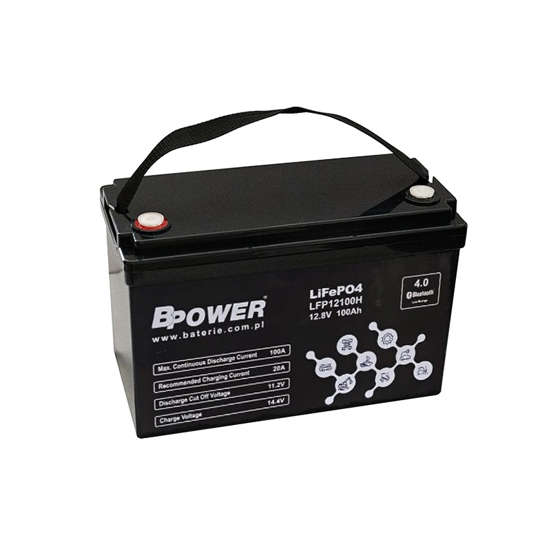 BPOWER LFP12-100H 12.8V 100Ah Lithium Ion battery