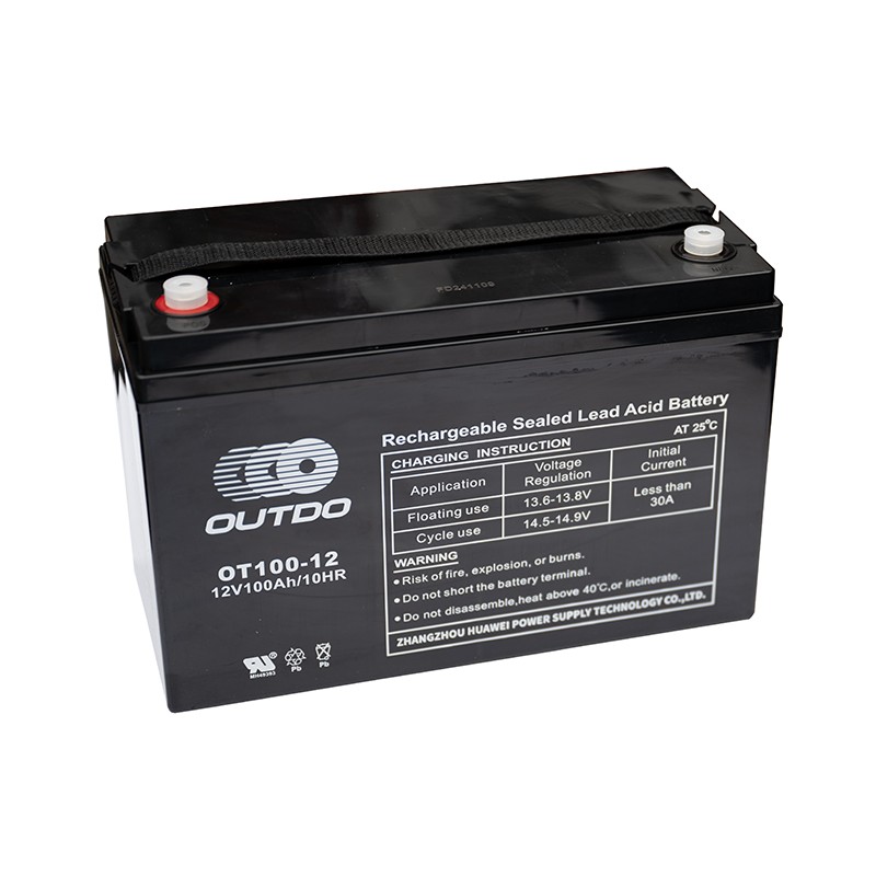 OUTDO 12V 100Ah AGM VRLA battery