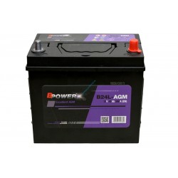 BPOWER B24L-AGM 45Ah 380A (EN) battery