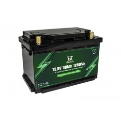 IDEALAKKU 12-100-MINI 12.8V 100Ah Lithium Ion deep cycle battery