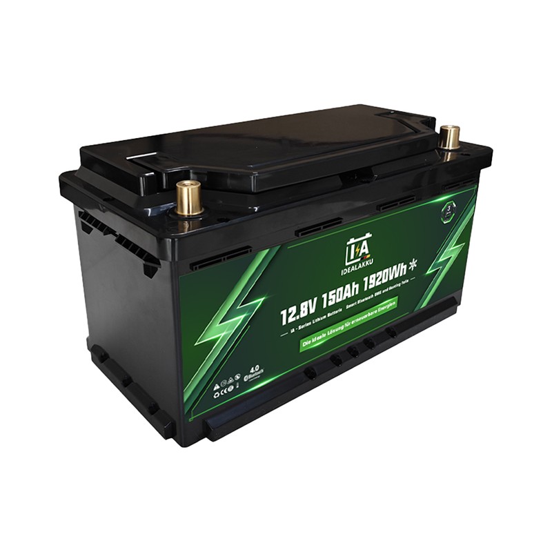IDEALAKKU 12-150-HEATER 12.8V 150Ah Lithium Ion deep cycle battery