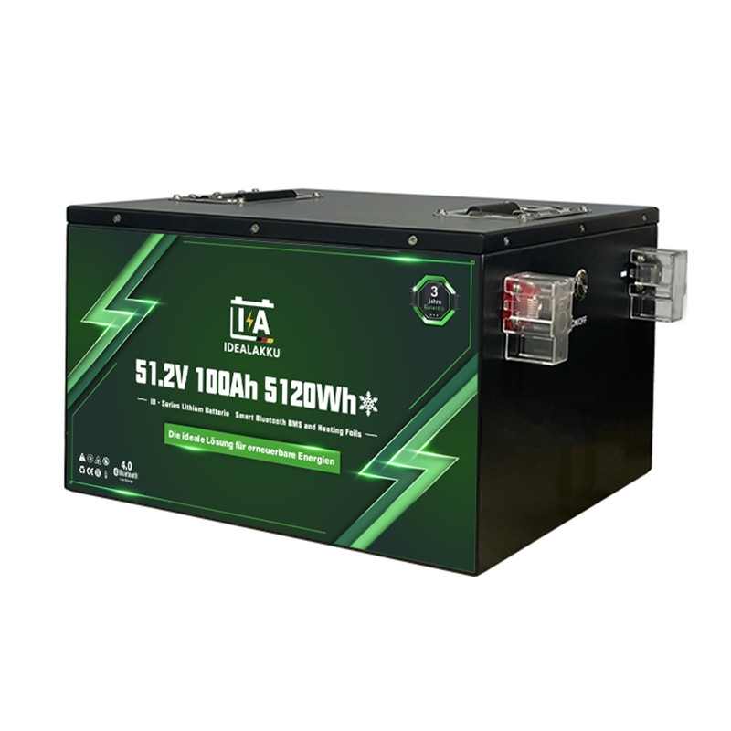 IDEALAKKU 48-100-HEATER 51.2V 100Ah Lithium Ion deep cycle battery