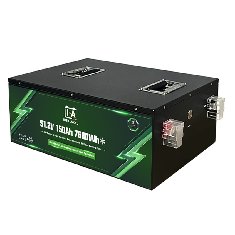 IDEALAKKU 48-150-HEATER 51.2V 150Ah Lithium Ion deep cycle battery