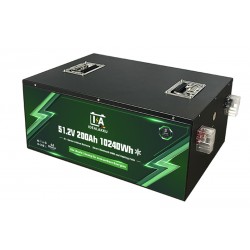 IDEALAKKU 48-200-HEATER 51.2V 200Ah Lithium Ion deep cycle battery