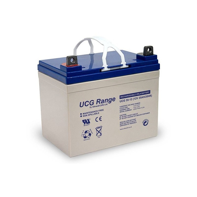 ULTRACELL 12V 35Ah GEL VRLA battery
