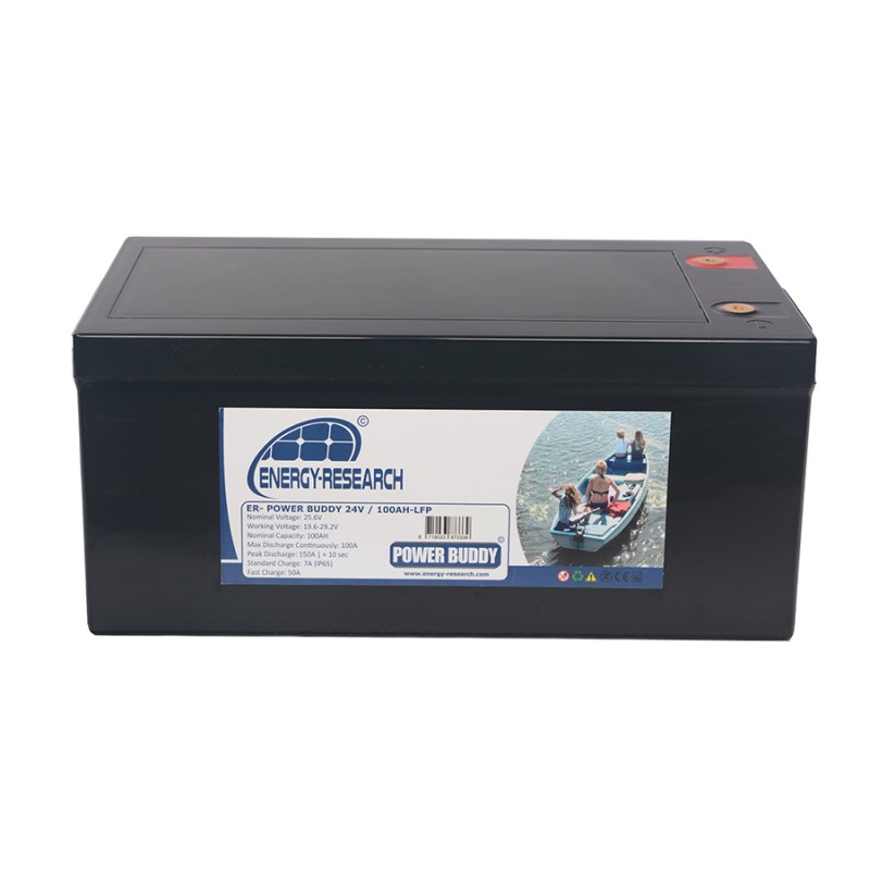 Energy Research 25.6V 100Ah Lithium Ion deep cycle battery