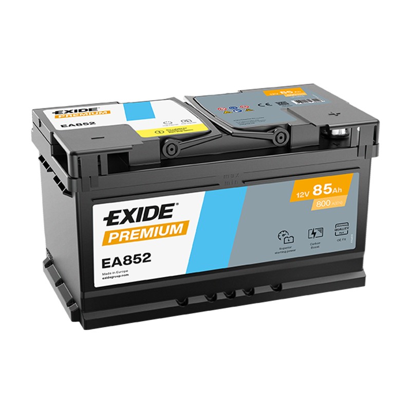 Starter battery EXIDE Premium 85Ah 800A/