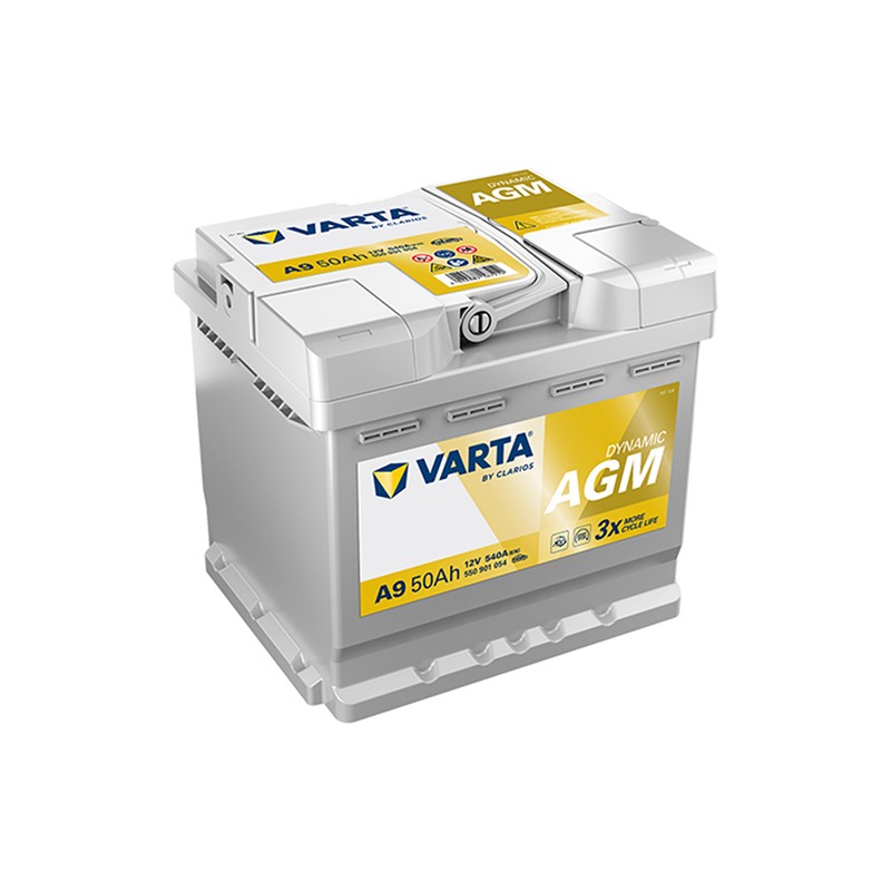 VARTA A9 AGM (550901054) 50Ah 540A battery