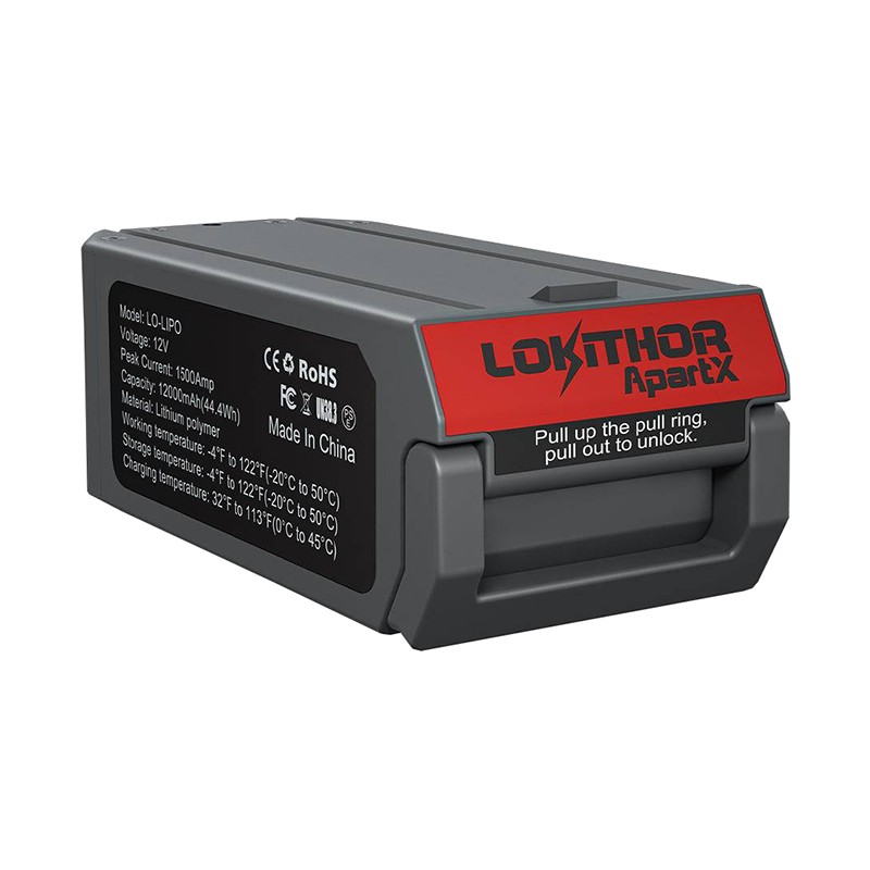 Battery for Lokithor ApartX, LO-LIPO 12V, 1500A