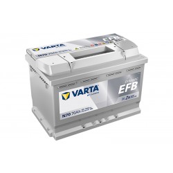 VARTA START STOP N70 (570500076) 70Ah 760A (EN) 12V EFB battery