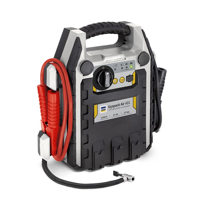 Booster GYS AIR 401 with original 6FM17, 12V, 17Ah battery