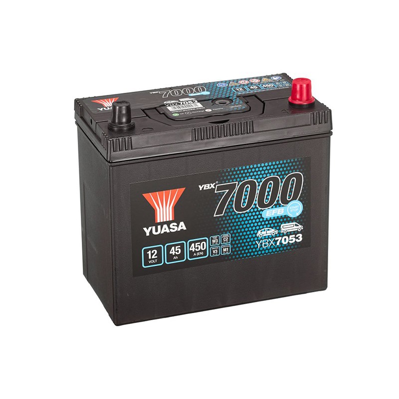 YUASA YBX7053 EFB 45Ah 450A (EN) battery