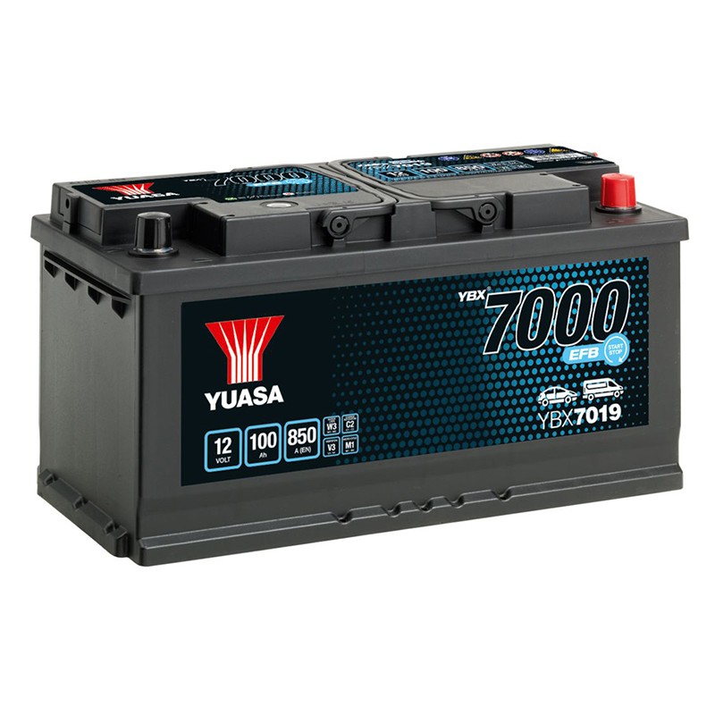 YUASA YBX7019 EFB 100Ah 850A (EN) battery