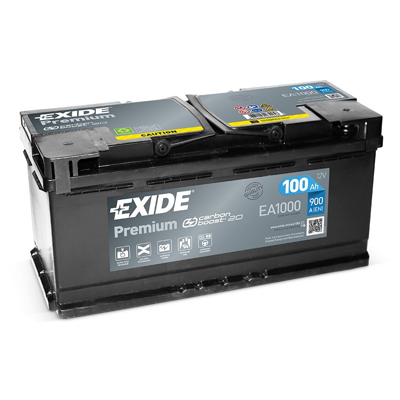 Akum. EXIDE Premium 100Ah 900A/EN