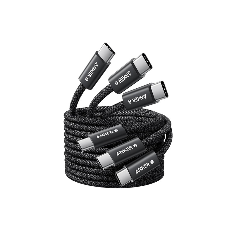 Anker USB-C to USB-C 240W charging cable (black) 3 x 1,5 m.