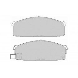 Дисковые тормозные колодки FTH 717 (EGT 321507)