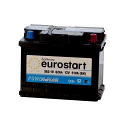 EUROSTART POWER PLUS 56219 62Ah battery
