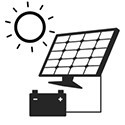 Batteries for renewable energy sources