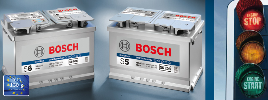 Batería de Coche/Vehículo Bosch S5 - Agm S5A11. AGM 12V - 80Ah 80/800A  (Caja L4) (Compatible Start & Stop) - Baterías Por Un Tubo