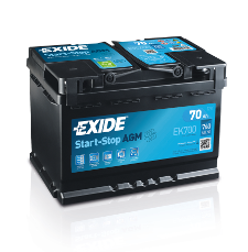 EXIDE EP500 AGM 60Ah 680A (en) battery