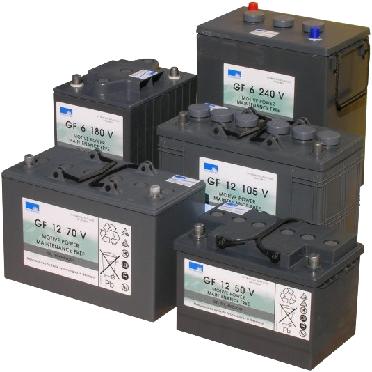 Exide Sonnenschein GF 12 110 V dryfit lead gel traction battery 12V 110Ah  (5h) VRLA, Lead Gel Batteries, Batteries